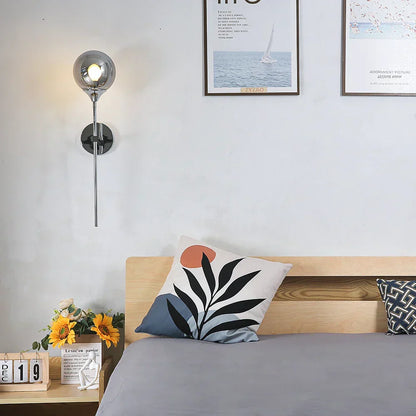 Floroux - Chic lampe murale en verre scandinave pour une ambiance moderne et cosy