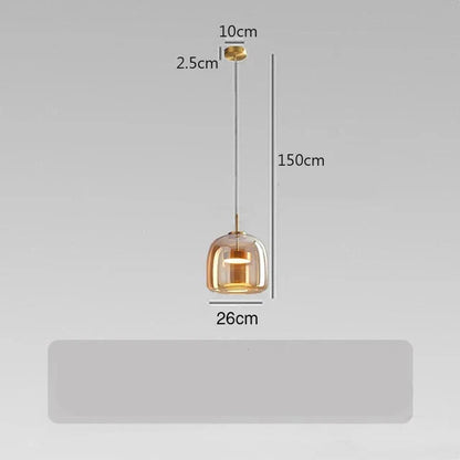 ClearAura – Lampe en verre minimaliste