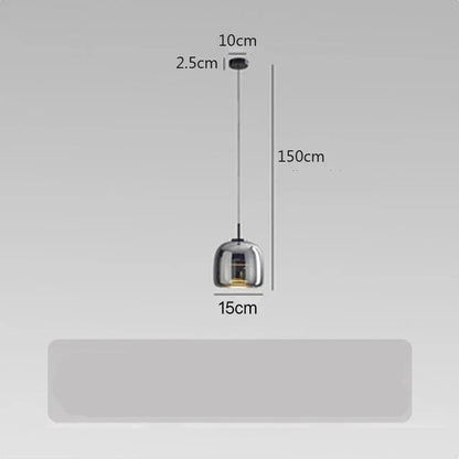 ClearAura – Lampe en verre minimaliste