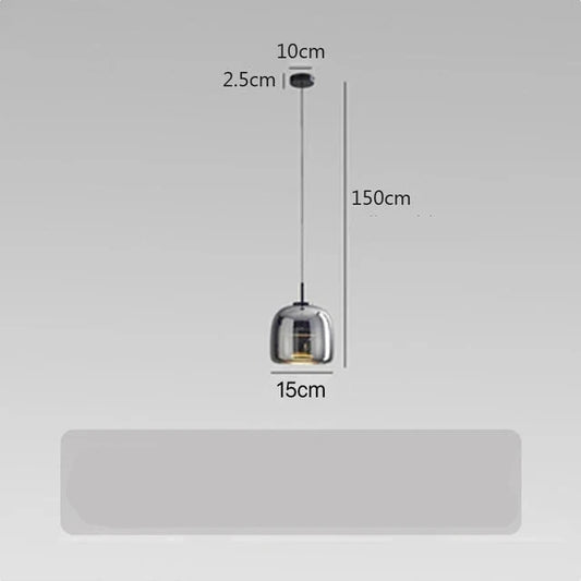 ClearAura – Lampe en verre minimaliste