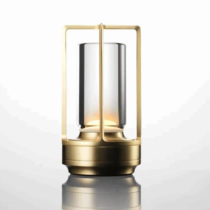 Floroux - Lampe de table LED sans fil rechargeable nordique avec variateur tactile