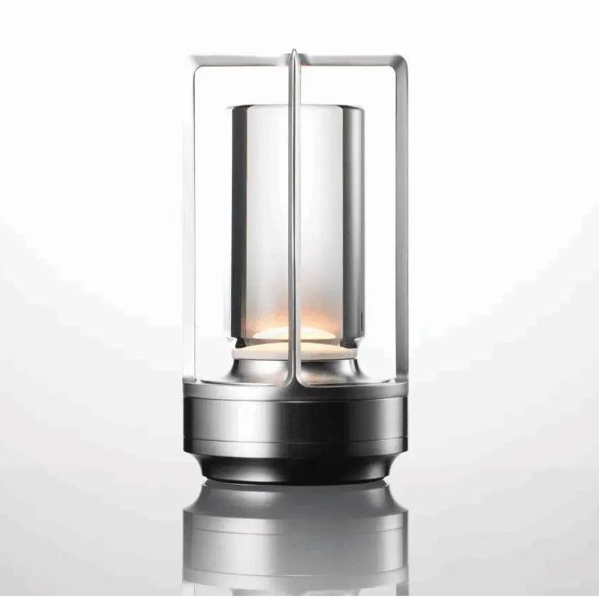 Floroux - Lampe de table LED sans fil rechargeable nordique avec variateur tactile