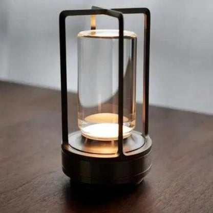 Floroux - Lampe de table LED sans fil rechargeable nordique avec variateur tactile