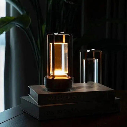 Floroux - Lampe de table LED sans fil rechargeable nordique avec variateur tactile