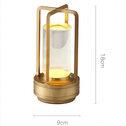 Floroux - Lampe de table LED sans fil rechargeable nordique avec variateur tactile