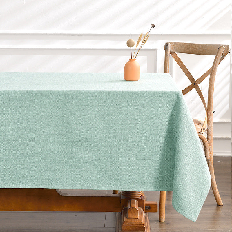 Nappe rectangulaire imperméable et résistante aux huiles avec nappe essuyable
