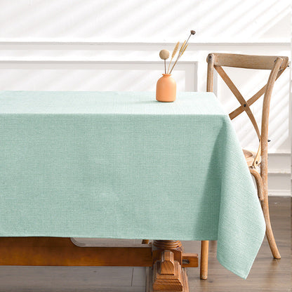 Nappe rectangulaire imperméable et résistante aux huiles avec nappe essuyable
