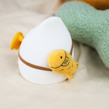 Lampe de nuit LED en silicone squishy en forme de canard - Cadeau parfait pour les enfants et les filles
