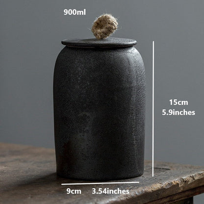 Floroux airtight coffee container in ceramic | Aroma protection for coffee and tea | Elegant storage | Freshness container for the kitchen