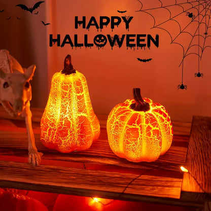 Lumière nocturne LED citrouille cassée - Cadeau parfait pour les enfants et les filles