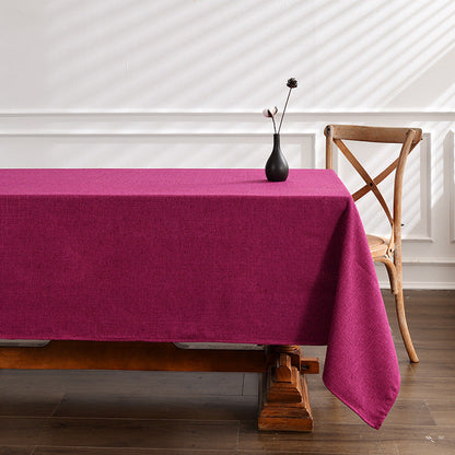 Nappe rectangulaire imperméable et résistante aux huiles avec nappe essuyable