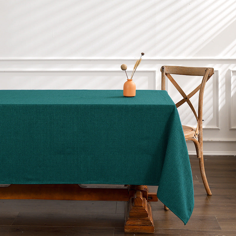 Nappe rectangulaire imperméable et résistante aux huiles avec nappe essuyable