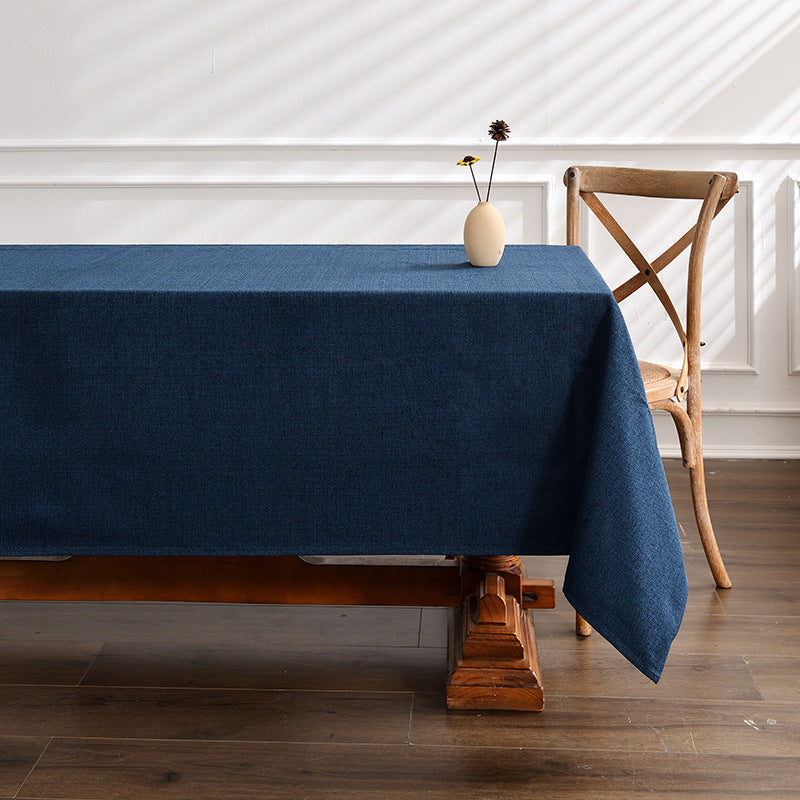 Nappe rectangulaire imperméable et résistante aux huiles avec nappe essuyable