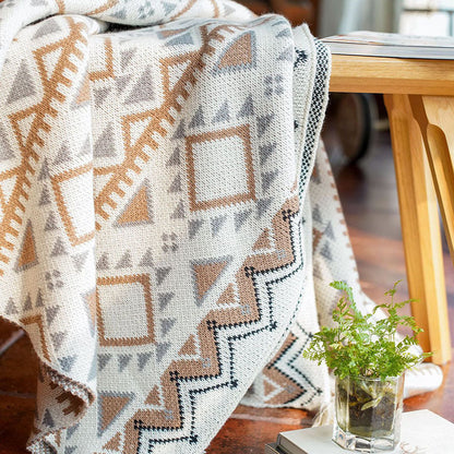 Boho Navajo Couverture de Lit en Lumière du Soleil
