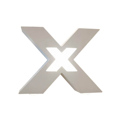 Applique LED étanche moderne en forme de X avec 4 lumières pour extérieur