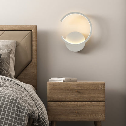 Applique murale LED moderne au design circulaire minimaliste