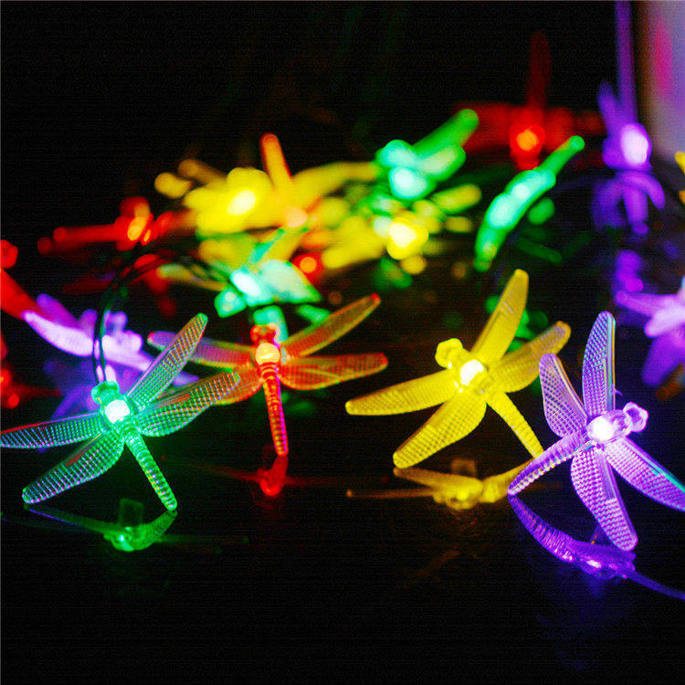 Floroux Dragonfly LED guirlande lumineuse | Alimenté par énergie solaire | Imperméable | Éclairage de fête et de jardin