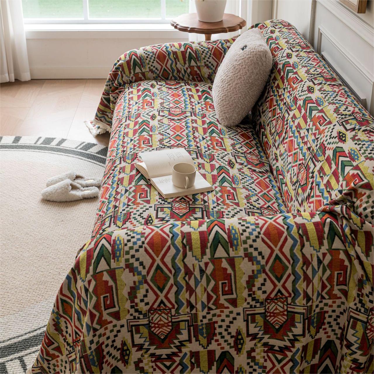 Couverture de canapé/canapé Tribal pour camping