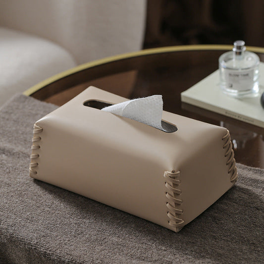 Harlow Luxury Leather Boîte à Mouchoirs