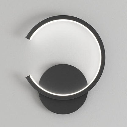 Applique murale LED moderne au design circulaire minimaliste