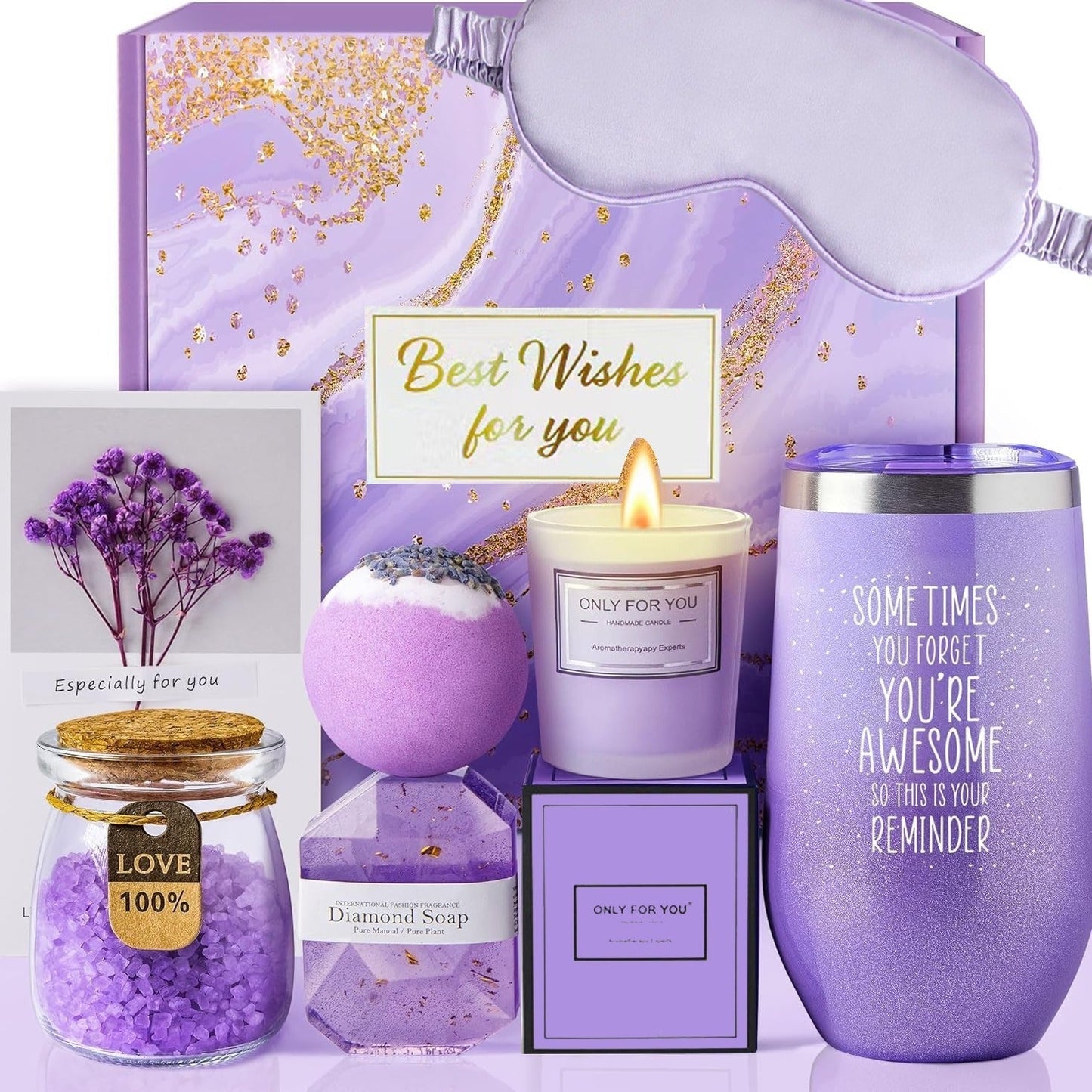 BloomBath – Ensemble de cadeaux de bain de luxe pour la détente