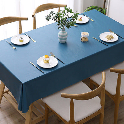 Nappe rectangulaire texturée imperméable et splash-proof, nappe de cuisine