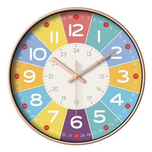 SilentKids – Horloge murale silencieuse pour la chambre d'enfant