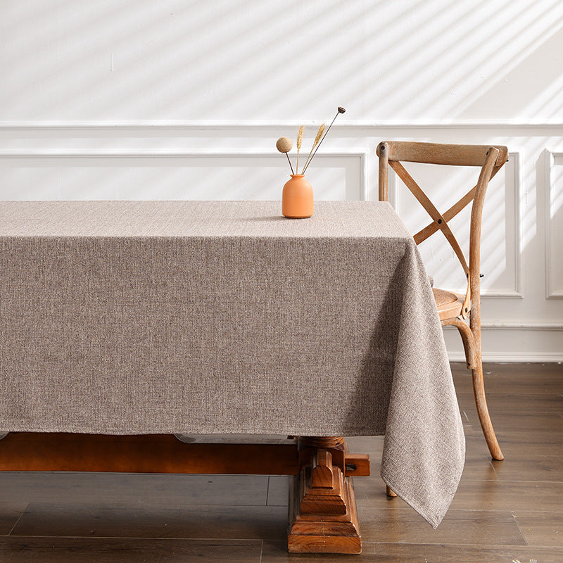 Nappe rectangulaire imperméable et résistante aux huiles avec nappe essuyable
