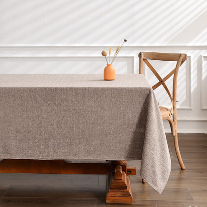 Nappe rectangulaire imperméable et résistante aux huiles avec nappe essuyable