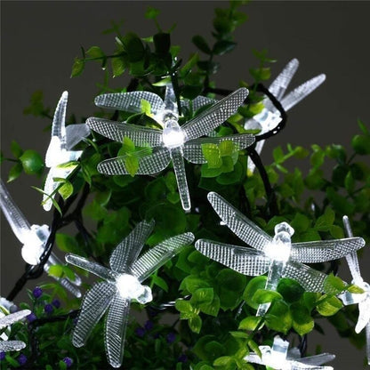 Floroux Dragonfly LED guirlande lumineuse | Alimenté par énergie solaire | Imperméable | Éclairage de fête et de jardin