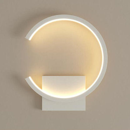 Applique murale LED moderne au design circulaire minimaliste