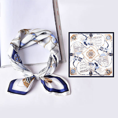 Écharpe carrée Premium Zebra Peinture