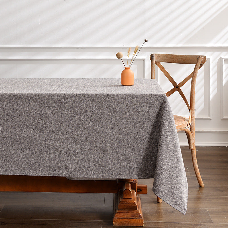 Nappe rectangulaire imperméable et résistante aux huiles avec nappe essuyable