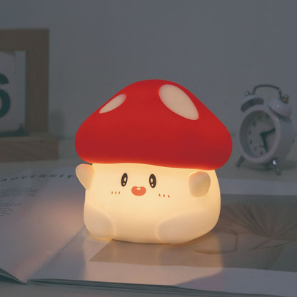Lampe de nuit en silicone chat champignon - Cadeau parfait pour les enfants et les filles