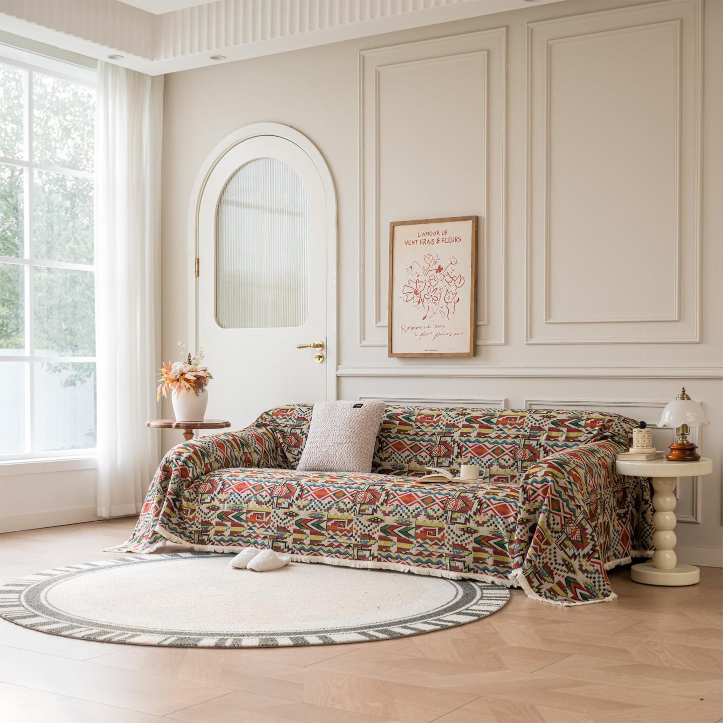 Couverture de canapé/canapé Tribal pour camping