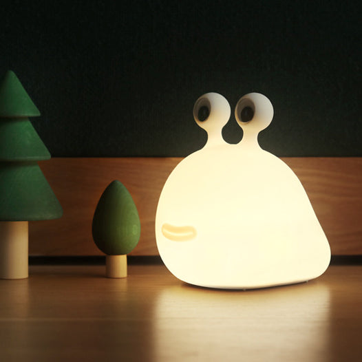 Lumières nocturnes LED en forme d'escargot en silicone squishy - Cadeau parfait pour les enfants et les filles