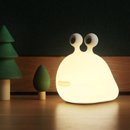 Lumières nocturnes LED en forme d'escargot en silicone squishy - Cadeau parfait pour les enfants et les filles