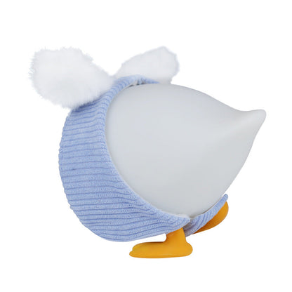 Lampe de nuit LED en silicone squishy en forme de canard - Cadeau parfait pour les enfants et les filles