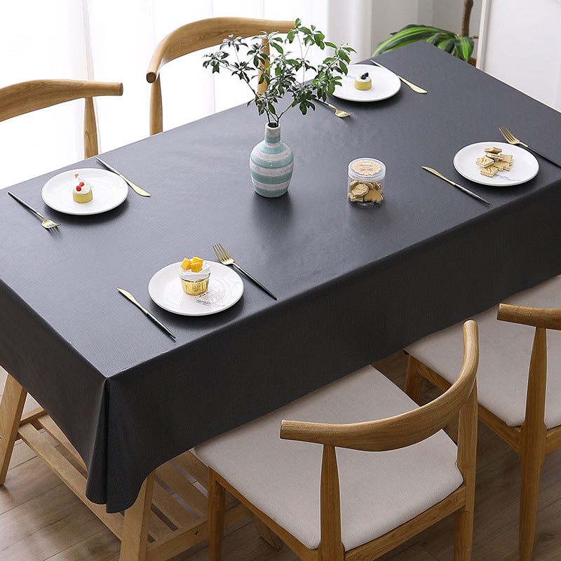 Nappe rectangulaire texturée imperméable et splash-proof, nappe de cuisine