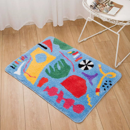 Tapis de porte lumineux et joyeux