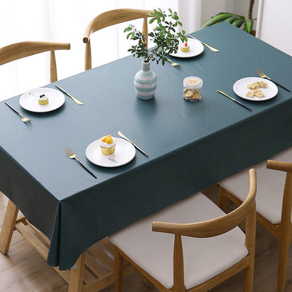 Nappe rectangulaire texturée imperméable et splash-proof, nappe de cuisine