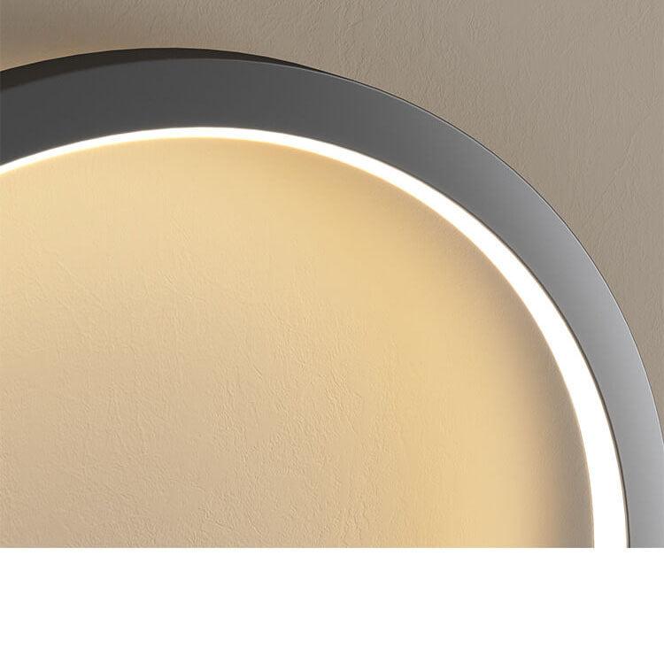 Applique murale LED moderne au design circulaire minimaliste