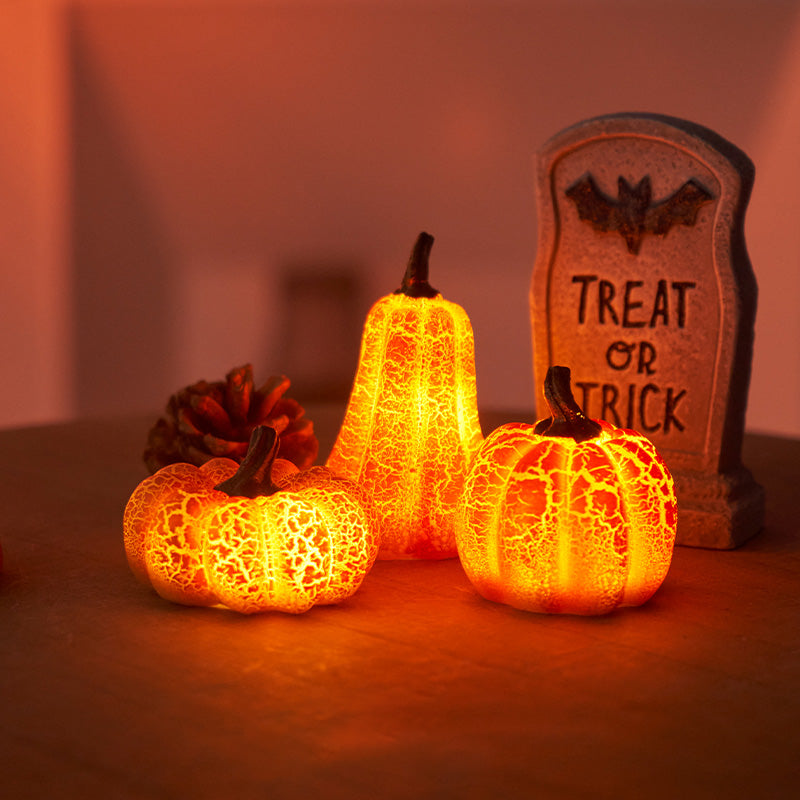 Lumière nocturne LED citrouille cassée - Cadeau parfait pour les enfants et les filles