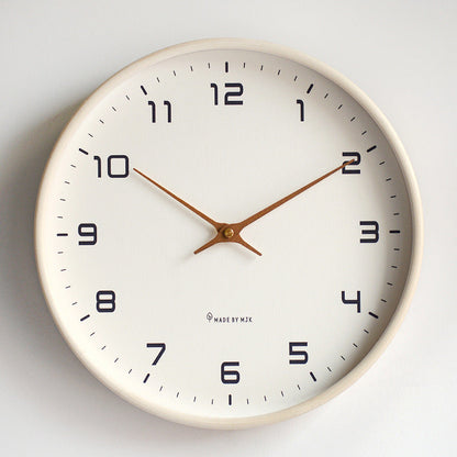 KlarZeit - Ensemble de pendule murale en bois moderne
