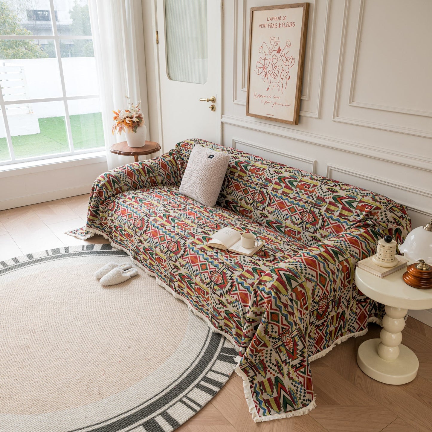 Couverture de canapé/canapé Tribal pour camping