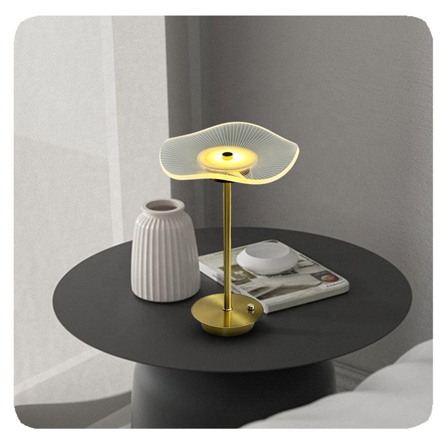 Floroux - Lampe de table LED moderne pour une atmosphère chaleureuse et accueillante