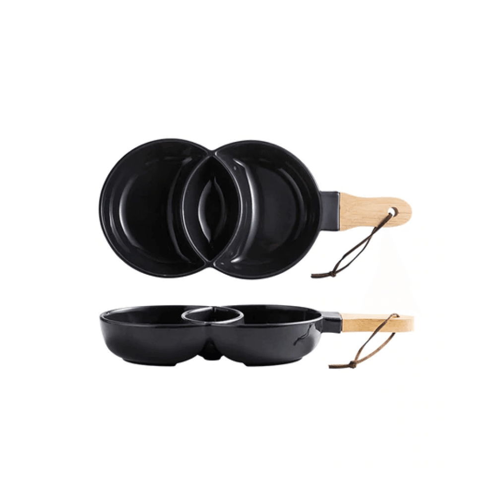 Floroux Ceramic Appetizer Plate | Modern Design | Perfect for Appetizers, Desserts & Finger Food | Available in Elegant Colors