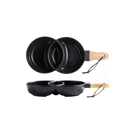 Floroux Ceramic Appetizer Plate | Modern Design | Perfect for Appetizers, Desserts & Finger Food | Available in Elegant Colors