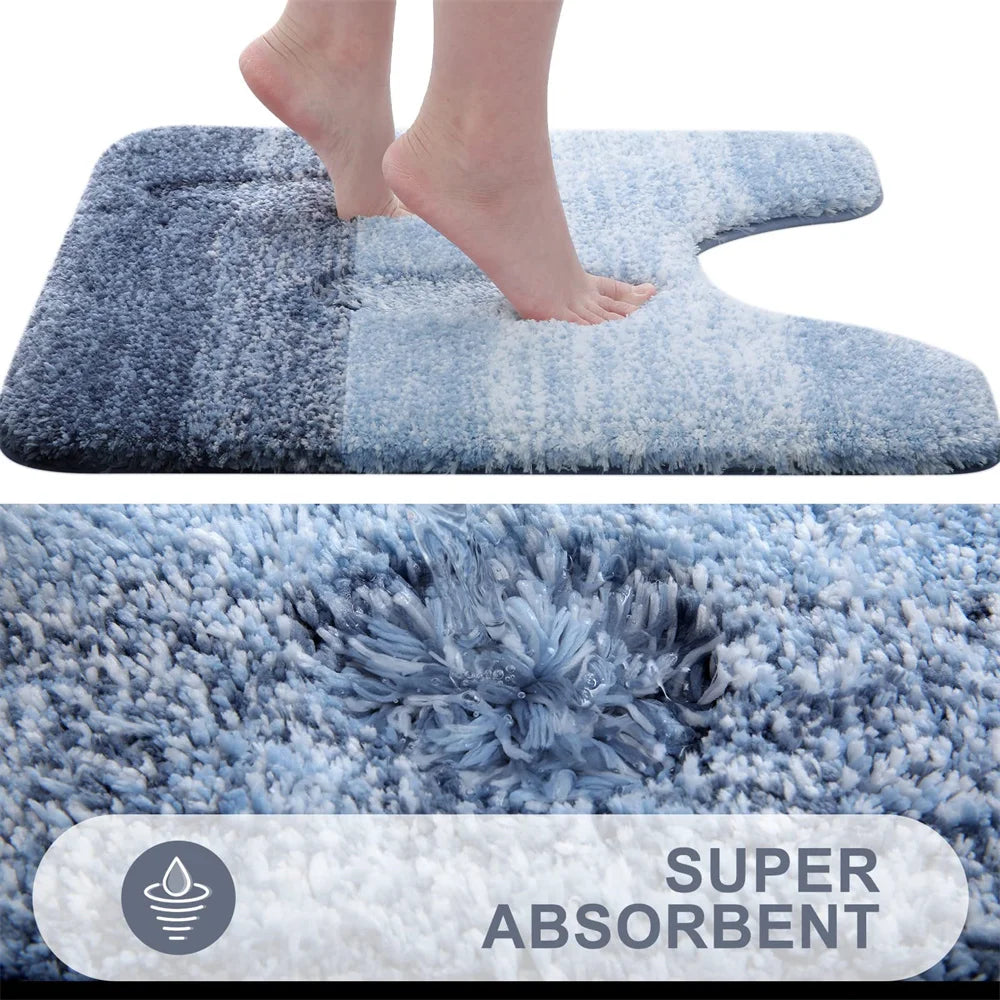 Floroux - Tapis de bain en microfibre