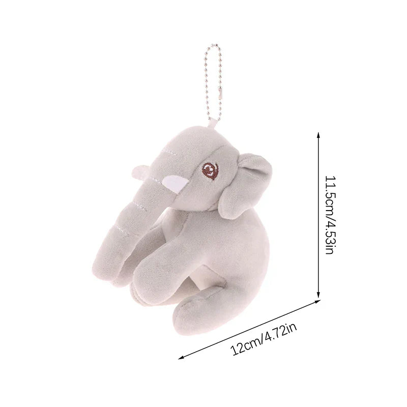 Floroux - Porte-clés éléphant en peluche mignon pour tous les jours